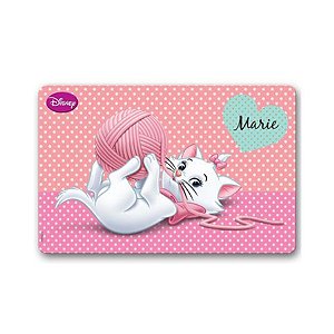 Jogo Americano Gata Marie Novelo de Lã Poa Rosa - 01 Unidade - Disney - Rizzo