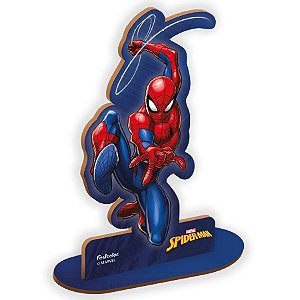 Enfeite de Mesa Homem-Aranha Figura Ação em MDF P - 1 unidade - Festcolor - Rizzo Embalagens