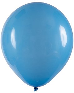 Balão de Festa Redondo Big Balão 250" - Azul Celeste - 01 Unidade - Art-Latex - Rizzo
