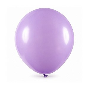Balão de Festa Redondo Big Balão 25" - Lilas - 01 Unidade - Art-Latex - Rizzo