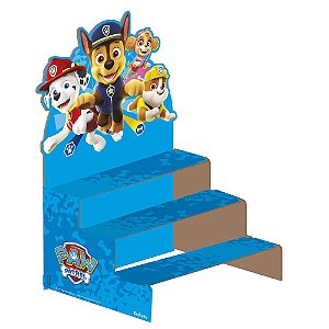 Escada Para Doces MDF Patrulha Canina -  1 Unidade - Festcolor - Rizzo Embalagens.