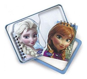 Kit Bloco de Notas Frozen - 01 Unidade - Disney - Rizzo Embalagens