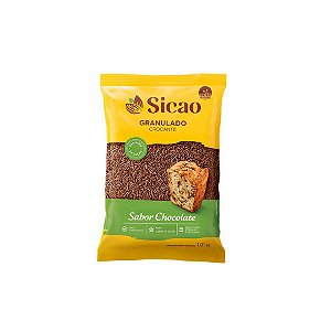 Granulado Crocante Sabor Chocolate - 1,01 kg - 1 unidade - Sicao - Rizzo