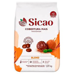 Cobertura Mais Blend  - Gotas - 1,01 kg  - 1 unidade - Sicao - Rizzo