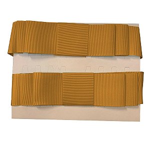 Laço Chanel Duplo Dourado - 2 Unidades - 89cm -  Fitas Progresso - Rizzo Embalagens
