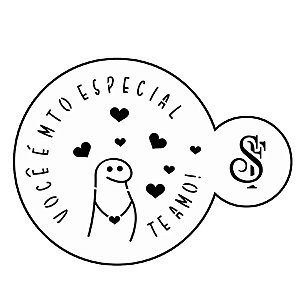 Stencil Para Bolo Flork Você é Mto Especial  - 1 Unidade - Sonho Fino - Rizzo