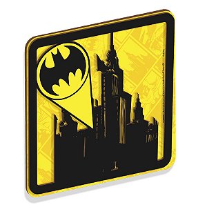 Quadro Decorativo Brasão MDF Batman Geek - 1 Unidade - Festcolor - Rizzo Embalagens