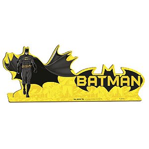 Enfeite de Mesa MDF Batman Geek - 1 Unidade - Festcolor - Rizzo Embalagens