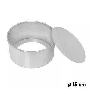 Forma Redonda com Fundo Falso - Ref. 0903 - 15 x 7 cm - 1 unidade - Macedo - Rizzo