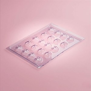 Forma P/ Chocolate Coração com Laço - 1 unidade - Ref 140 - Porto Formas