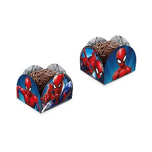 Porta Forminha para Doces Festa Homem Aranha - 50 unidades - Regina Festas - Rizzo Embalagens