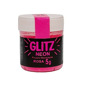 Pó Para Decoração Neon Pink - 1 Unidade - Glitz - Rizzo