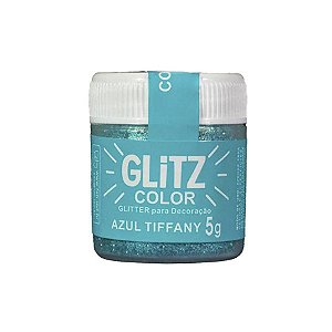 Glitter Para Decoração Azul Tiffany - 1 Unidade - Glitz - Rizzo