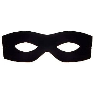 Máscara de Carnaval - Zorro - Mod 6418 - Preto - 01 unidade - Rizzo