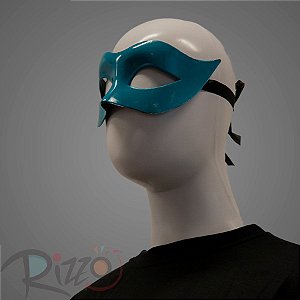 Máscara de Carnaval Veneziana - Ref:H17 - Azul - 01 unidade - Rizzo