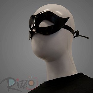 Máscara de Carnaval Veneziana - Ref:H17 - Preto - 01 unidade - Rizzo