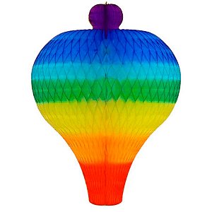 Balão Carrapeta 680 MM - Enfeite Papel de Seda - Colmeia - 1 Unidade - Girotoy - Rizzo