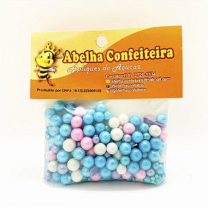 Mini Confeito - Sprinkles Mar - 60 gramas - Abelha Confeiteira - Rizzo