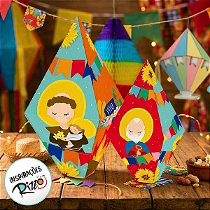 Balão Decorativo Viva São João - Festa Junina - 04 unidades - Cromus - Rizzo Embalagens