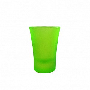 Copo Shot Neon Fluorescente em Vidro Fosco - Verde - 60 mL - 1 unidade - AllMix - Rizzo