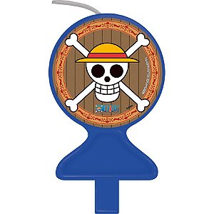 Vela Decorativa Temática Festa One Piece - 1 unidade - Festcolor - Rizzo