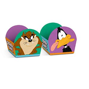 Forminha Para Doces Taz e Patolino Looney Tunes - 24 Unidades - Cromus - Rizzo Embalagens