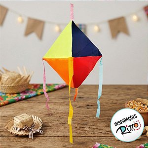 Balão de Festa Junina em Nylon Médio 18x18x30cm Ref. 0208 - 1 unidade - Real - Rizzo