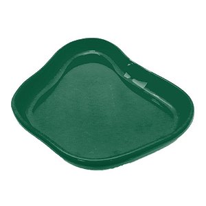 Bandeja Orgânica  - 13x10cm -  Verde Folha - 1 unidade - Só Boleiras - Rizzo Embalagens