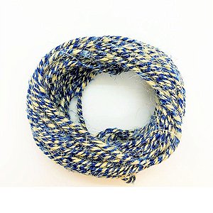 Cordão de Juta Multicolor Azul Escuro 10 metros - EcoArt - Rizzo