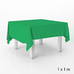 Toalha de Mesa em TNT - 1 x 1 metro - Verde Bandeira - 5 unidades - Best Fest - Rizzo