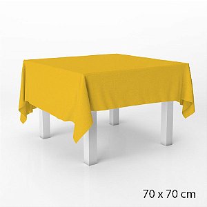 Toalha Cobre Mancha em TNT - 70 x 70 cm - Amarelo - 5 unidades - Best Fest - Rizzo