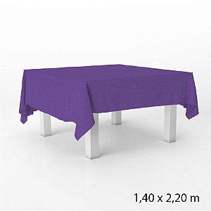 Toalha de Mesa em TNT - 140 x 220 cm - Roxo - 1 unidade - Best Fest - Rizzo