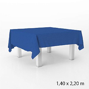 Toalha de Mesa em TNT - 140 x 220 cm - Azul Escuro - 1 unidade - Best Fest - Rizzo