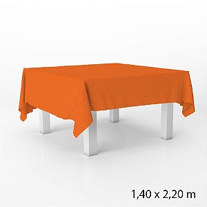 Toalha de Mesa em TNT - 140 x 220 cm - Laranja - 1 unidade - Best Fest - Rizzo