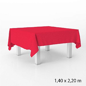 Toalha de Mesa em TNT - 140 x 220 cm - Vermelho - 1 unidade - Best Fest - Rizzo