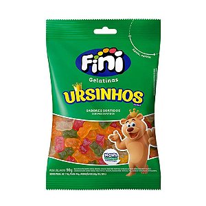 Ursinho de Gelatina - 1 unidade Pct. c/ 90g - Fini -