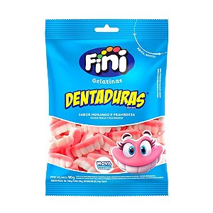 Bala Dentadura - 1 unidade Pct. c/ 90g - Fini - Rizzo