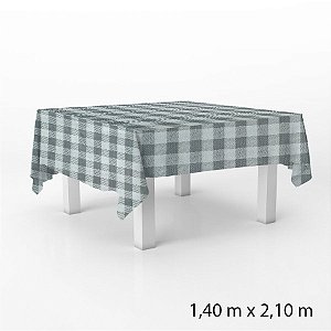 Toalha de Mesa em TNT - 140 x 220 cm - Xadrez Preto - 1 unidade - Best Fest - Rizzo