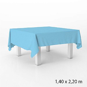 Toalha de Mesa em TNT - 140 x 220 cm - Azul Claro - 1 unidade - Best Fest - Rizzo
