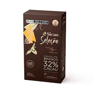 Chocolate Seleção Branco 32% Cacau - 1,01 kg - 1 unidade - Sicao - Rizzo