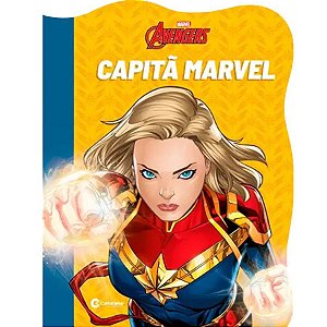 Livro ilustrado - Capitã Marvel - 1 unidade - Marvel - Rizzo Embalagens