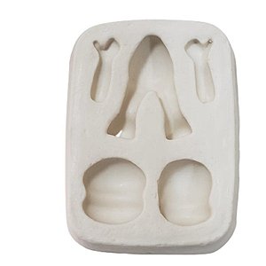 Molde De Silicone - 1658 - Corpinho Universal - 1 unidade - Mazulli - Rizzo Embalagens