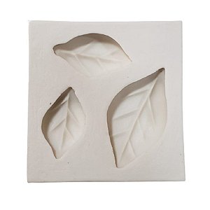 Molde De Silicone - 917 - Folhas Medias - 1 unidade - Mazulli - Rizzo