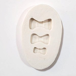 Molde De Silicone - 24 - Lacinhos - 1 unidade - Mazulli - Rizzo Embalagens