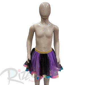 Kit Fantasia Carnaval - Borboleta - Tiara Led - Roxo - Mod:638