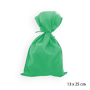 Saco para Surpresas em TNT - 13 x 25 cm - Verde Escuro - 10 unidades - Best Fest - Rizzo Embalagens