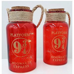 Luminária Pote Led Vermelho Harry Potter - 1 Unidade - Zonacriativa - Rizzo Embalagens