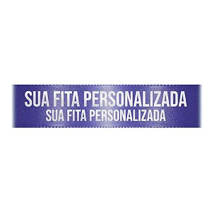 Fita de Cetim Personalizada CFS007 - 30mm X 45metros - Azul Marinho 215 - 01 Unidade - Progresso - Rizzo