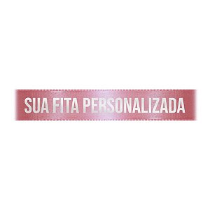 Fita de Cetim Personalize  CFS005 - 22mm X 45metros - Rose 344 - 01 Unidade - Progresso - Rizzo