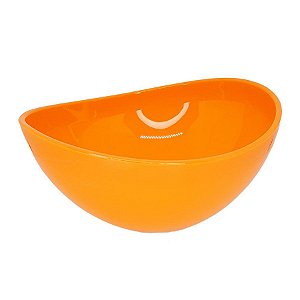 Tigela Bowl para Usos Diversos 600 mL - Laranja Neon - 1 unidade - LSC Toys - Rizzo Embalagens